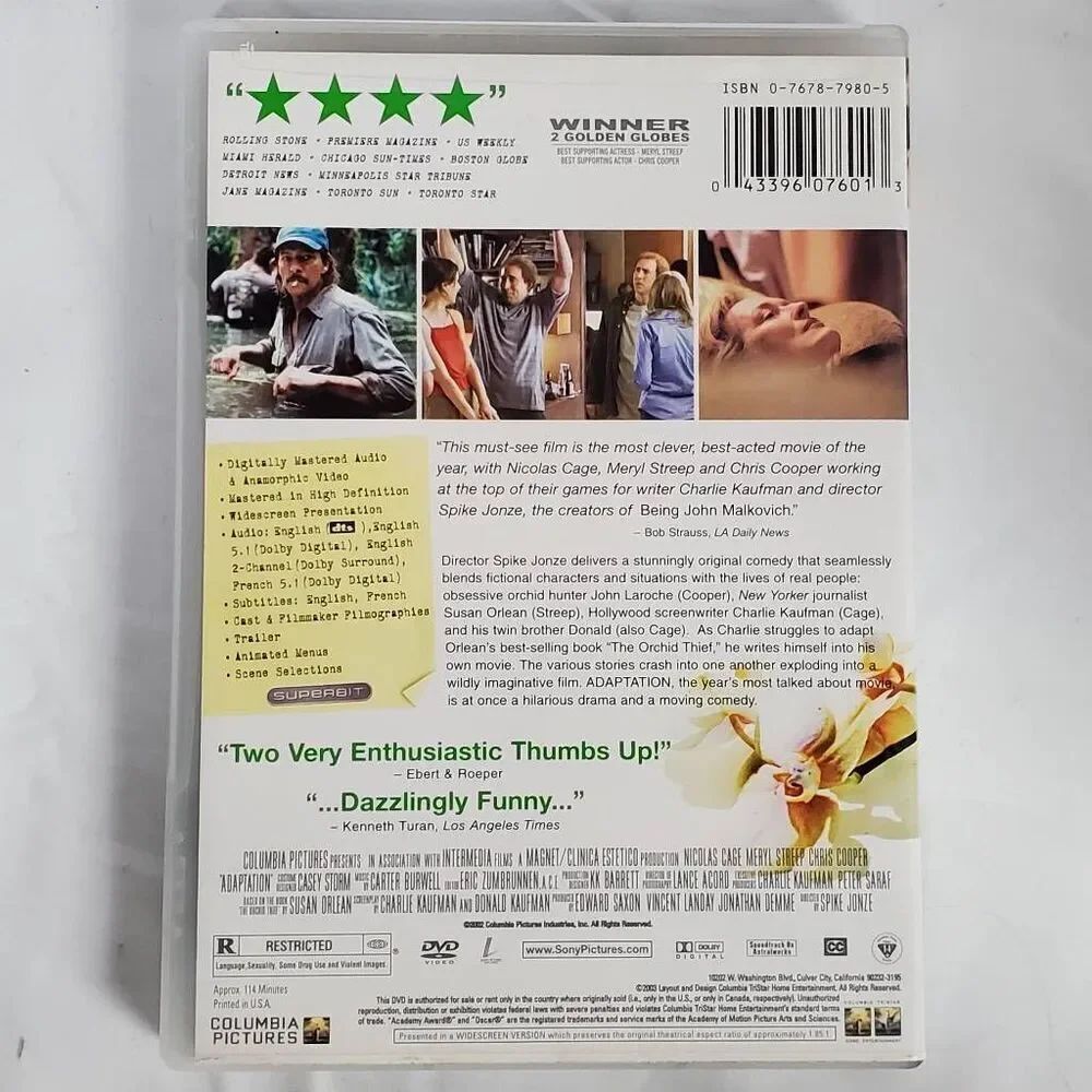 Adaptation. (Superbit DVD) - Picture 3 of 3